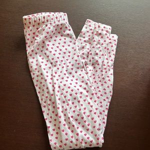 ROLLER RABBIT pink heart pj set, size XS